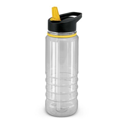 Triton Elite Bottle - Clear and Black-Yellow Top