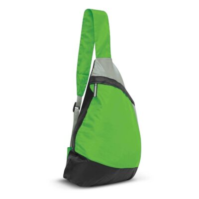 Varsity Slinger Bag-Bright Green