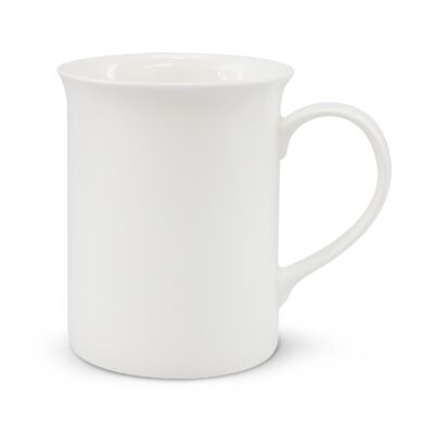Vogue Bone China Coffee Mug-White