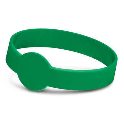 Xtra Silicone Wrist Band - Embossed-Dark Green
