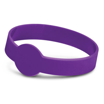 Xtra Silicone Wrist Band - Embossed-Purple