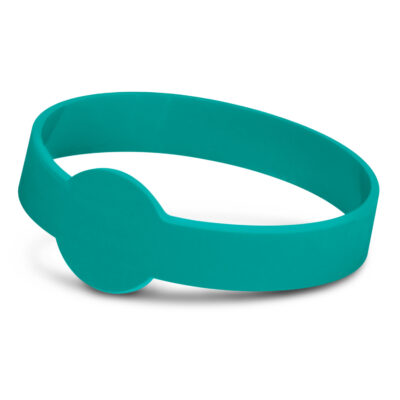 Xtra Silicone Wrist Band - Embossed-Teal