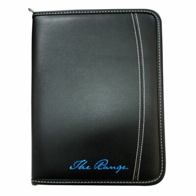 A5 Zippered Compendium with Polyester Interior