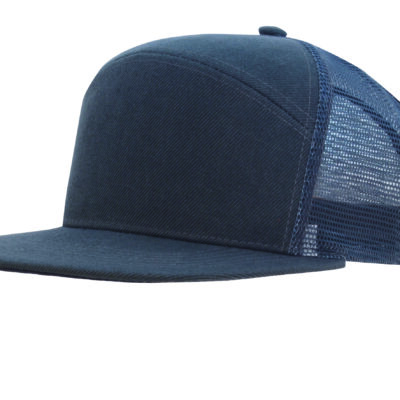 Premium American Twill A Frame Cap with Mesh Back - charcoal